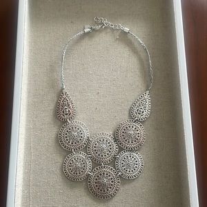 Like new, silver Stella and dot retired necklace.